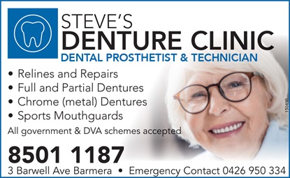 banner image for Steve's Denture Clinic