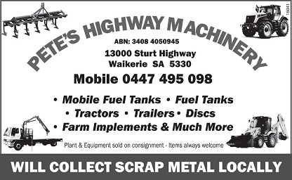 banner image for Pete's Highway Machinery