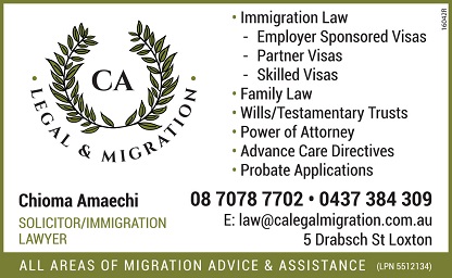 banner image for CA Legal & Migration