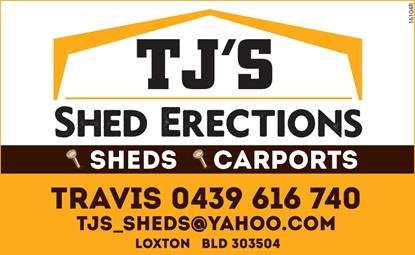 banner image for TJ's Shed Erections