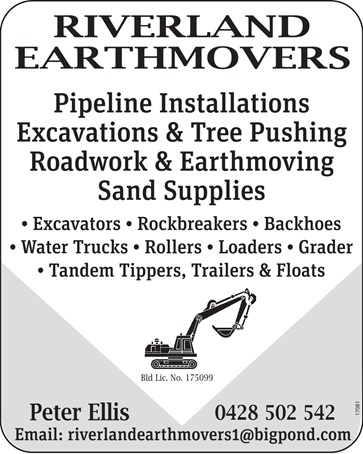 banner image for Riverland Earthmovers