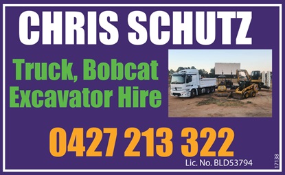 banner image for Chris Schutz Truck & Bobcat Hire