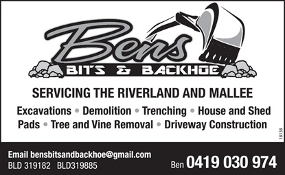 banner image for Ben's Bits & Backhoe